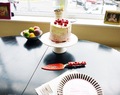 Raspberries & Cream Layer Cake