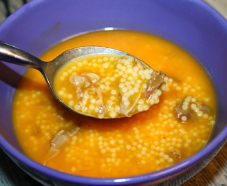 Falsa sopa de cocido madrileño - Sopa de calabaza (Gm)