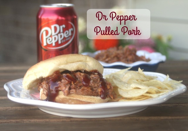 Slow Cooker Dr Pepper Pulled Pork