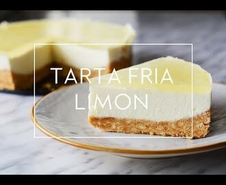 TARTA FRIA DE LIMON - CHEESECAKE SIN HORNO | Las María Cocinillas