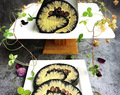 Bamboo Charcoal Matcha Hurricane Roll Cake with Matcha Swiss Meringue Buttercream 竹炭抹茶台风蛋糕卷 + 抹茶瑞士奶油霜