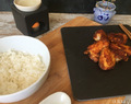 Pollo frito coreano con salsa picante