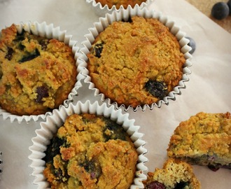 Blueberry Muffins with Coconut and Chia Seeds – Gluten Free