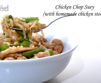 Chicken Chop Suey (with homemade chicken stock)