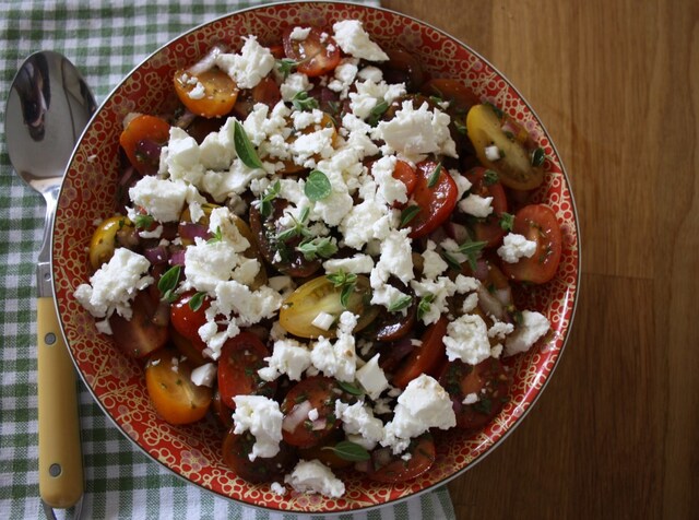 Tomato, Feta and Oregano Salad