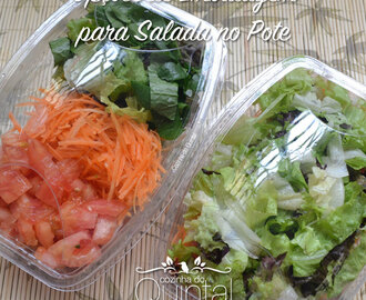 Opções de Embalagem para Salada no Pote