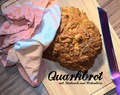 Noch ein hefefreies Brot: Quarkbrot mit Bärlauch und Hirtenkäse