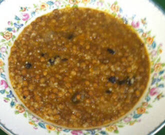 Sopa de lentejas turca-ezogelin çorbasi