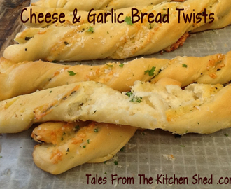 Homemade Garlic Bread Twists