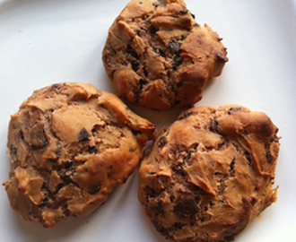 Rezept: Red Berry Protein Cookies with chocolate chips