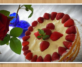 Erdbeer-Vanille Torte