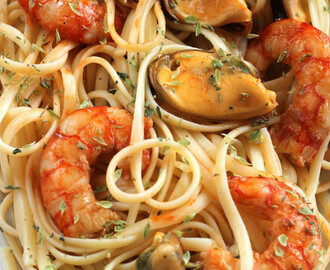 Espaguetis frutti di mare, la receta de pasta para quienes aman el marisco