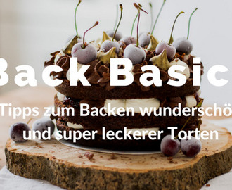 Back Basics – 5 Tipps zum Backen wunderschöner und super leckerer Torten