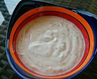 Salsa de yogur para ensaladas