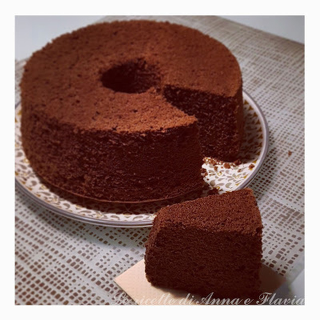 Chiffon cake al cacao