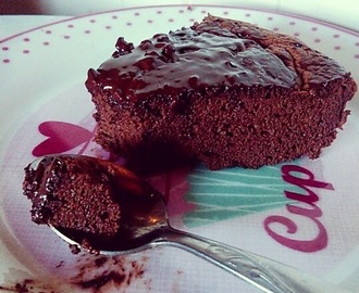 Gâteau au chocolat et à la crème de coco {sans gluten, sans plv} {sucré}