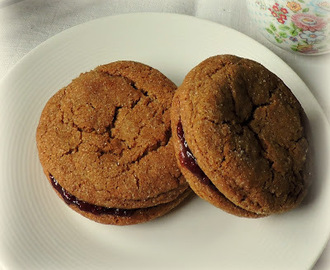 Ginger & Jam Sandwich Cookies