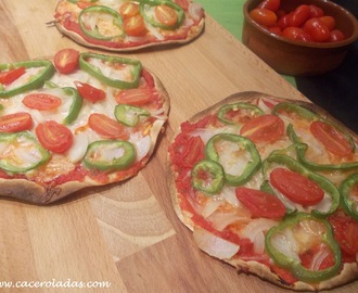 Pizzas rápidas de verduras (light)