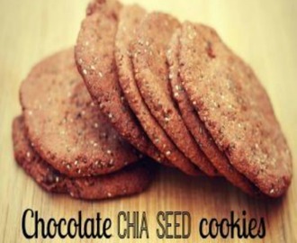 Chocolate Chia Seed Cookies