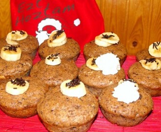 Gesztenyés-banános muffin recept