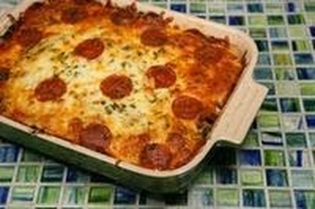 DEEP DISH PIZZA QUICHE (lower fat, low carb, clean eating)