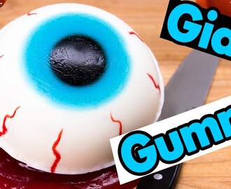 How to Make a Giant Gummy Eyeball filled w/ Edible Blood Slime from Cookies Cupcakes and Cardio