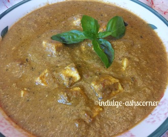 Paneer Masala/ Cottage cheese in Indian spice sauce