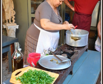 Découverte et cours de cuisine crétoise à Vamos