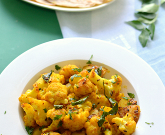 Lehsuni Gobhi | Lasooni gobi | Cauli florets stir fried w/ garlic