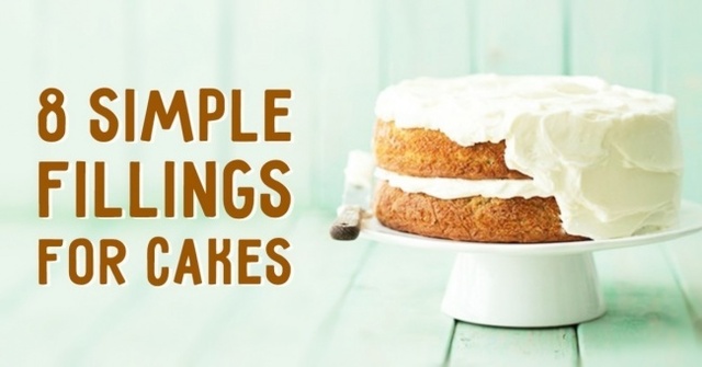 Eight simple fillings for cakes which you can make in no time at all