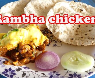 Rambha chicken ||Famous Food in Highway Dabhas ||chicken recipe || pulka || Apple Street Food