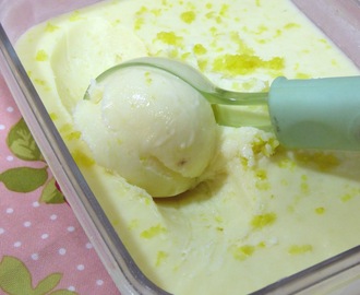 Pineapple & Lemon Yoghurt Ice Cream