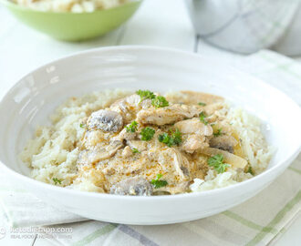 Low-Carb Chicken Fricassee