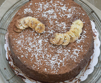 Dessert : Layer cake sans gluten, à la poire et au chocolat {Noël 2015}