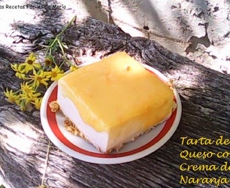 Tarta de Queso (Cheesecake) con Crema de Naranja para Llevar