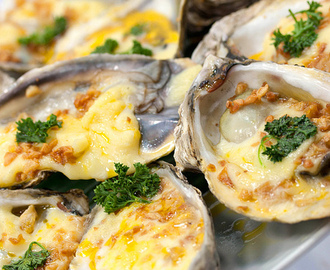 Recettes d'huîtres gratinées, une entrée chaude de fête - sans gluten