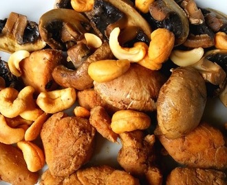 Poulet aux noix de cajou et champignons (Cookéo)