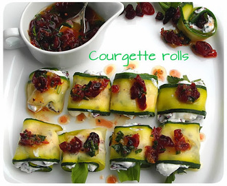 Roladki z cukinii - Courgette rolls