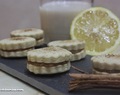 Galletas de limón con crema de horchata