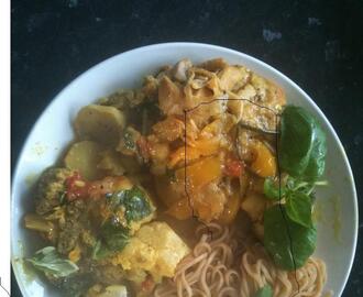 Thai Curry Chicken and Vegetables