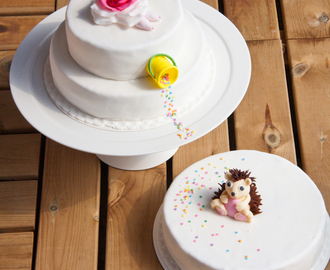 Ristiäis- & hääkakku / Christening & Wedding Cake