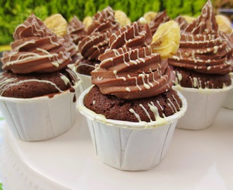 Mokka Bananen Cupcakes