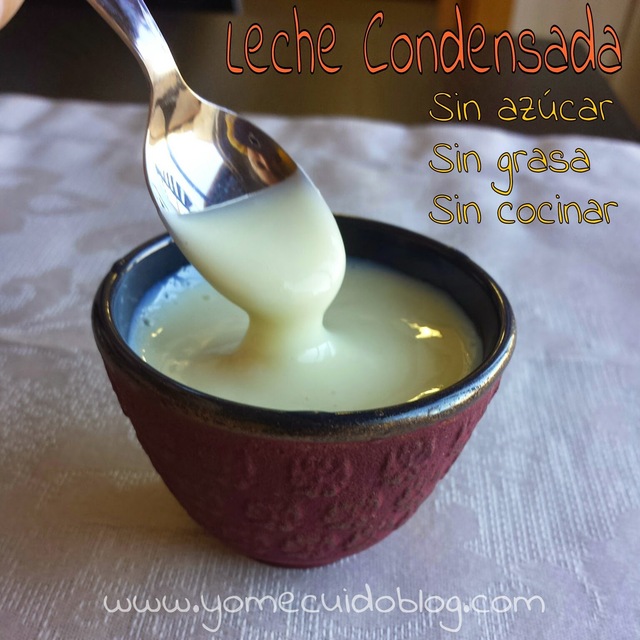 Leche condensada LIGHT - Recetas Sanas & Cocina Saludable
