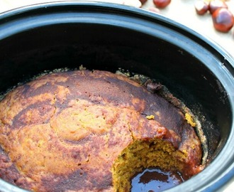 Slow Cooker Pumpkin Spice Pudding Cake