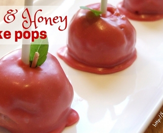 Rosh Hashanah apple & honey cake pops – no baking required!