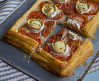 Tomato and Goats Cheese Tart