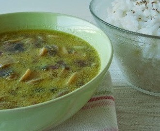 Sopa de setas tailandesa por Verónica Garrido