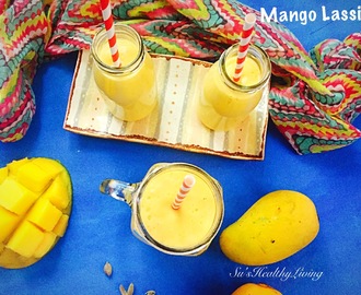 Mango Lassi, cardamom-flavored ( Mango Smoothie)