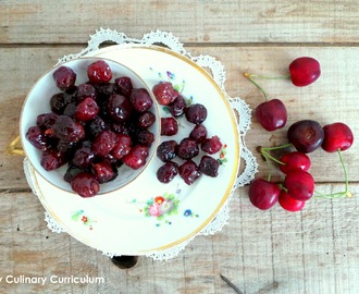 Cerises confites maison (Homemade candied cherries)