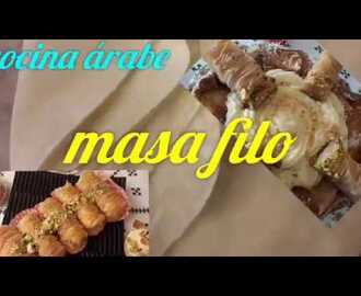 Masa filo casera y garantizada  💯/💯 para principiantes(masa philo) /cocina árabe